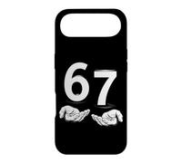 Custodia per iPhone Air Funny Six Seven 6 7 Meme Gen Alpha Slang 6 7 Hands