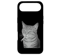 Custodia per iPhone Air Funny Smoking Cat Meme Cigarette Grunge Aesthetic
