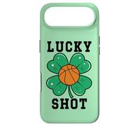 Custodia per iPhone Air Funny St Patricks Mens Basketball Shamrock Charm Lucky Shot