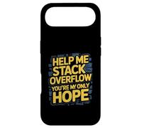 Custodia per iPhone Air Funny Stack Overflow Aiutami Tu sei la mia unica speranza