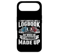 Custodia per iPhone Air Funny Trucker Logbook Truck Driving Tractor Trailer