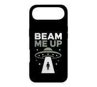 Custodia per iPhone Air Funny UFO Alien Space Humor Sci Fi Graphic Beam Me Up