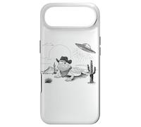 Custodia per iPhone Air Funny UFO Bearded Dragon Western Alien Vintage 90s Wild West