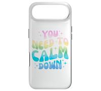 Custodia per iPhone Air Funny You Need To Calm Down Funny Retro Girls Man Women