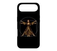 Custodia per iPhone Air Fusione di Leonardo da Vinci: Gioconda e l'uomo vitruviano