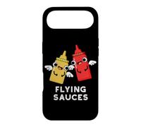 Custodia per iPhone Air Fying Sauces Divertente gioco di parole UFO