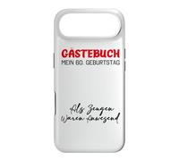 Custodia per iPhone Air Gästebuch Mein 60. Geburtstag Libro degli ospiti Firma