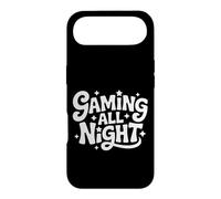 Custodia per iPhone Air Gaming All Night Funny Gamer Joke For Late Night Gamers