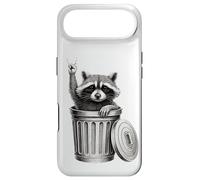 Custodia per iPhone Air Garbage Can Procione Lover Rock Sign Retro Trash Can Racoon