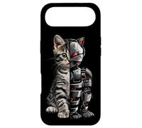 Custodia per iPhone Air Gatti Robot Cyborg Cat Robot Gatto AI