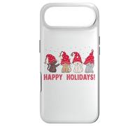 Custodia per iPhone Air Gattini divertenti che indossano cappelli di Natale Happy