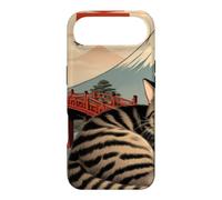 Custodia per iPhone Air Gatto assonnato giapponese che dorme al tempio