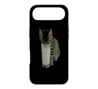 Custodia per iPhone Air Gatto che ruba il latte da un bicchiere