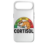 Custodia per iPhone Air Gatto Con Cortisolo Basso Cat Meme Low Cortisol Stress