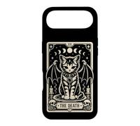 Custodia per iPhone Air Gatto Death Tarocchi Occulto Gotico Occulto Card Art Bat Wing Donne Ragazze