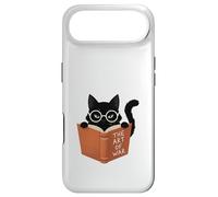 Custodia per iPhone Air Gatto Nero Legge L'Arte della Guerra Divertente