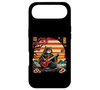 Custodia per iPhone Air Gatto samurai giapponese che suona il basso Ninja Kitten Warriors