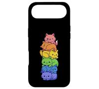 Custodia per iPhone Air Gay Pride Cat LGBT Kawaii Cats Pile Cute Anime Rainbow Flag