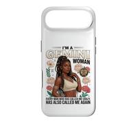 Custodia per iPhone Air Gemelli Donna Zodiaco Divertente Compleanno Regina Nera Pazzo