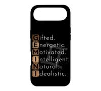 Custodia per iPhone Air Gemelli segno zodiacale per uomini, donne, bambini, gemelli, compleanno, divertente
