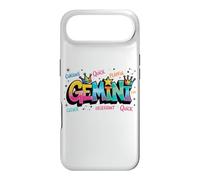 Custodia per iPhone Air Gemelli Zodiac Graffiti Regina Nera Compleanno Re Astrologia