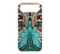 Custodia per iPhone Air Geometria Art Deco a bordo piscina