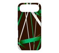 Custodia per iPhone Air Geometria Urbana Nero Bianco Verde