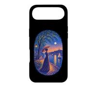 Custodia per iPhone Air Georges Seurat Ispirato Pointillist Moonlit Riverside Woman