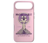 Custodia per iPhone Air Gesù Sentiero verso il Regno di Dio Giapponese Christian Manga Rosa