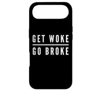 Custodia per iPhone Air Get Woke Go Broke Anti Woke Free Speech Annulla scherzo culturale