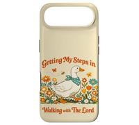 Custodia per iPhone Air Getting My Steps in Walking With The Lord Christian Floral