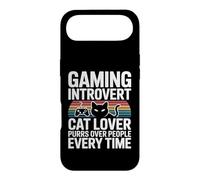 Custodia per iPhone Air Gioco introverso amante dei gatti fa le fusa sulle persone ogni volta