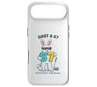 Custodia per iPhone Air Girato un 67 Coniglietto di Pasqua Golf Scherzo Umorismo Pasqua Golfers