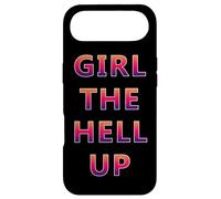 Custodia per iPhone Air Girl The Hell Up - Regalo divertente per donne