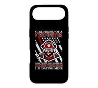 Custodia per iPhone Air Girlfriend Of A Firefighter American Flag Fireman