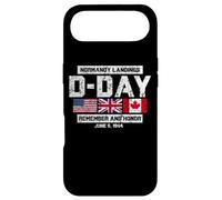 Custodia per iPhone Air Gli sbarchi del D-Day in Normandia Ricorda e Onora Distressed