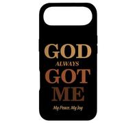 Custodia per iPhone Air God Always Got Me, My Peace My Joy Cool Quotes Graphic