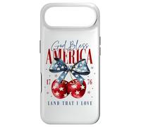 Custodia per iPhone Air God Bless America 1776 Terra che amo Backprint
