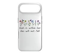 Custodia per iPhone Air God is Within Her She Will Not Fall Christian Butterfly 46:5