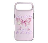 Custodia per iPhone Air God is Within Her She Will Not Fall Christian Butterfly 46:5