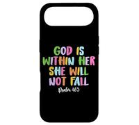 Custodia per iPhone Air God is within Her She Will Not Fall Shirt