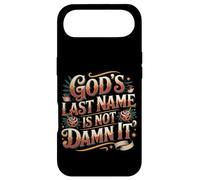 Custodia per iPhone Air God's Last Name Is Not Damn It Church Sarcasm Jokes -