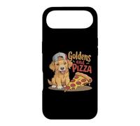 Custodia per iPhone Air Golden Retrievers And Pizza Cute Puppy Golden Retriever Cani