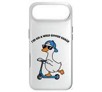 Custodia per iPhone Air Goose Meme Bambini Ragazzi Bambini Bambini Uomini Papà su un Goose Chase