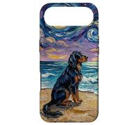 Custodia per iPhone Air Gordon Setter Starry Night Beach Dog Opera d'arte