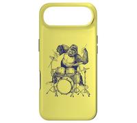 Custodia per iPhone Air Gorilla che suona la batteria scimmia divertente animale rock batterista