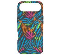 Custodia per iPhone Air graffiti astratti blu rosa arancione verde illustrazione