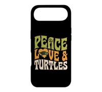 Custodia per iPhone Air Grafica a cuore simbolo pace amore e tartarughe pace