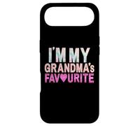 Custodia per iPhone Air Grafica divertente con scritta "Grandma's Favorite Grandson"
