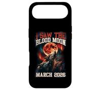 Custodia per iPhone Air Grafica retrò I Saw The Blood Moon 2026 Howling Wolves